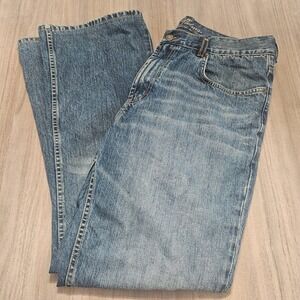 Indigo Palms Mens Boot Cut Jeans Medium Wash 100% Cotton 36x32 RN 86549